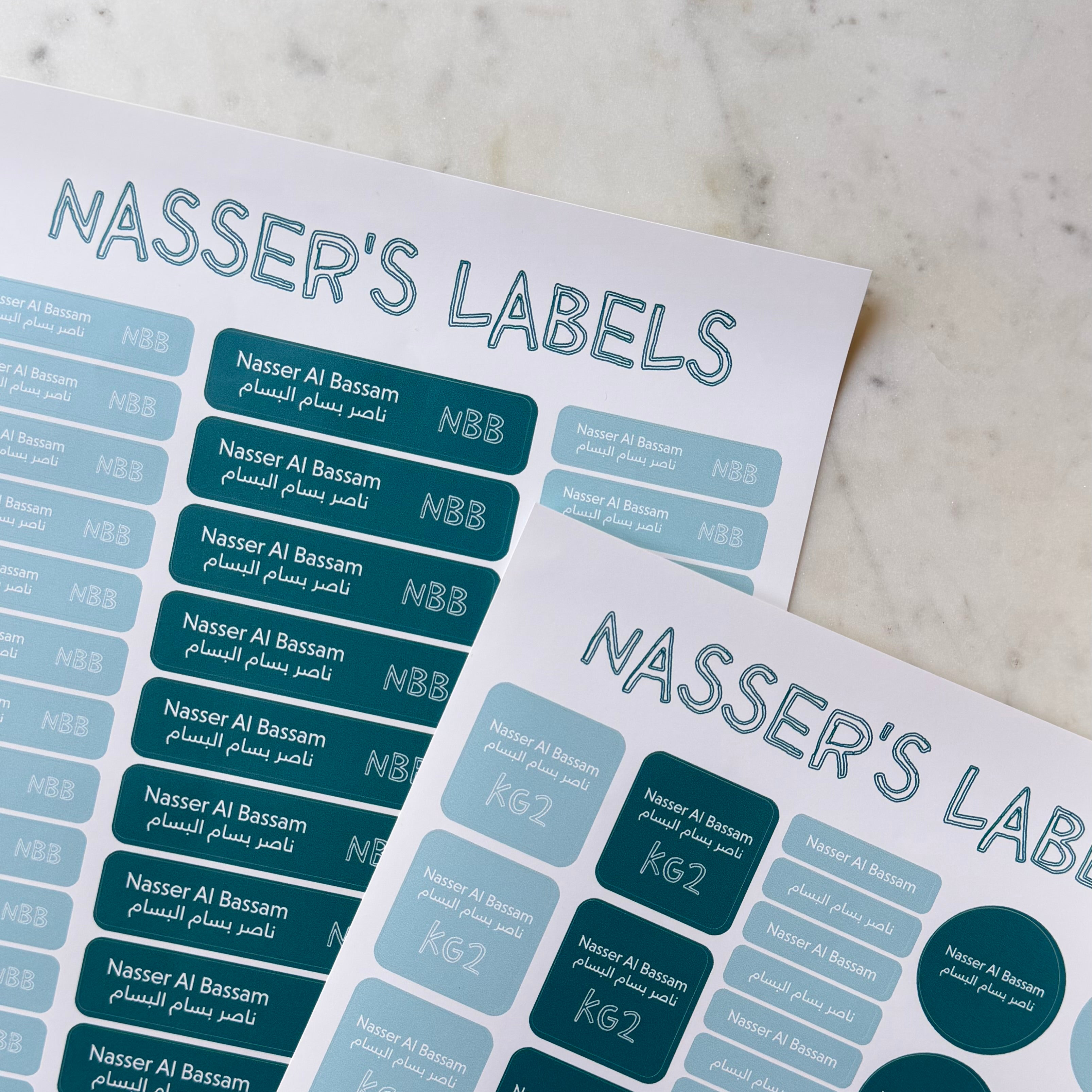 Name Labels