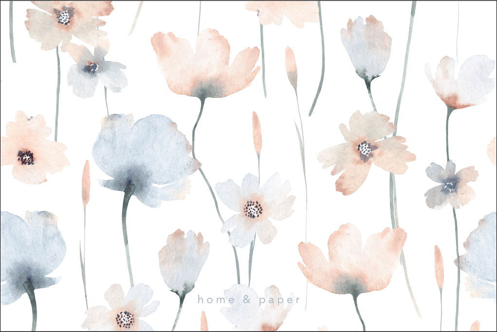 Watercolor floral