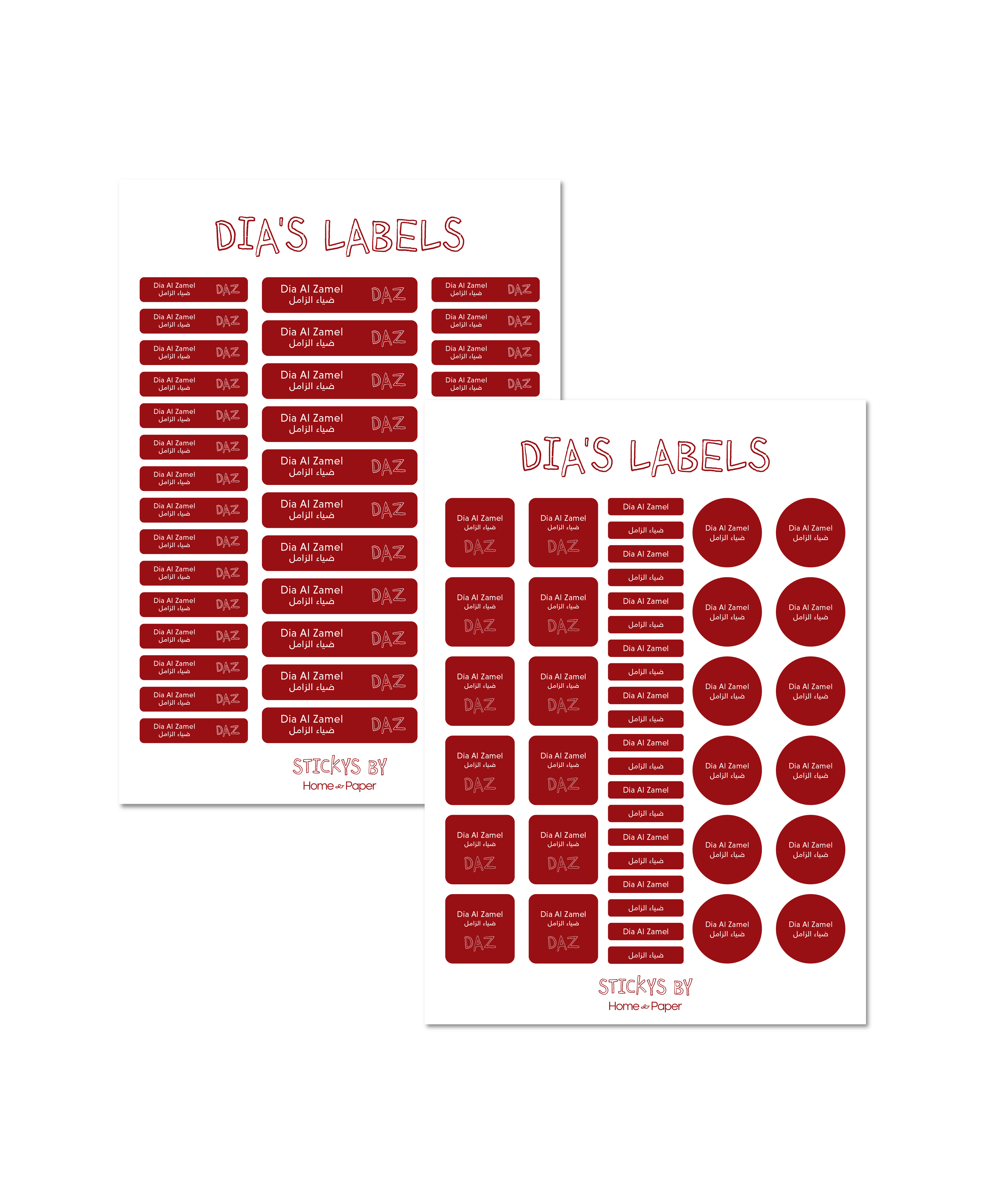 Name Labels