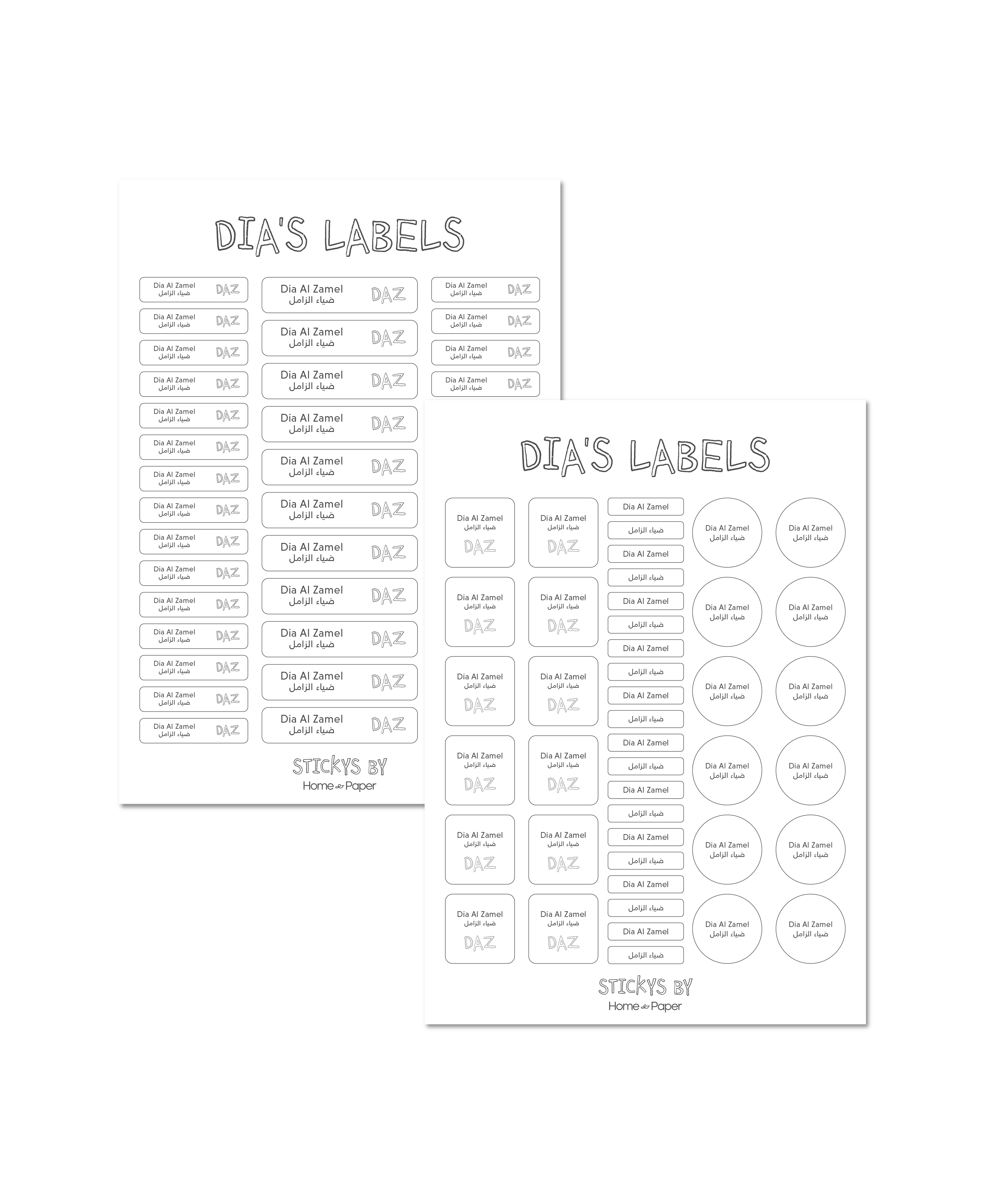 Name Labels