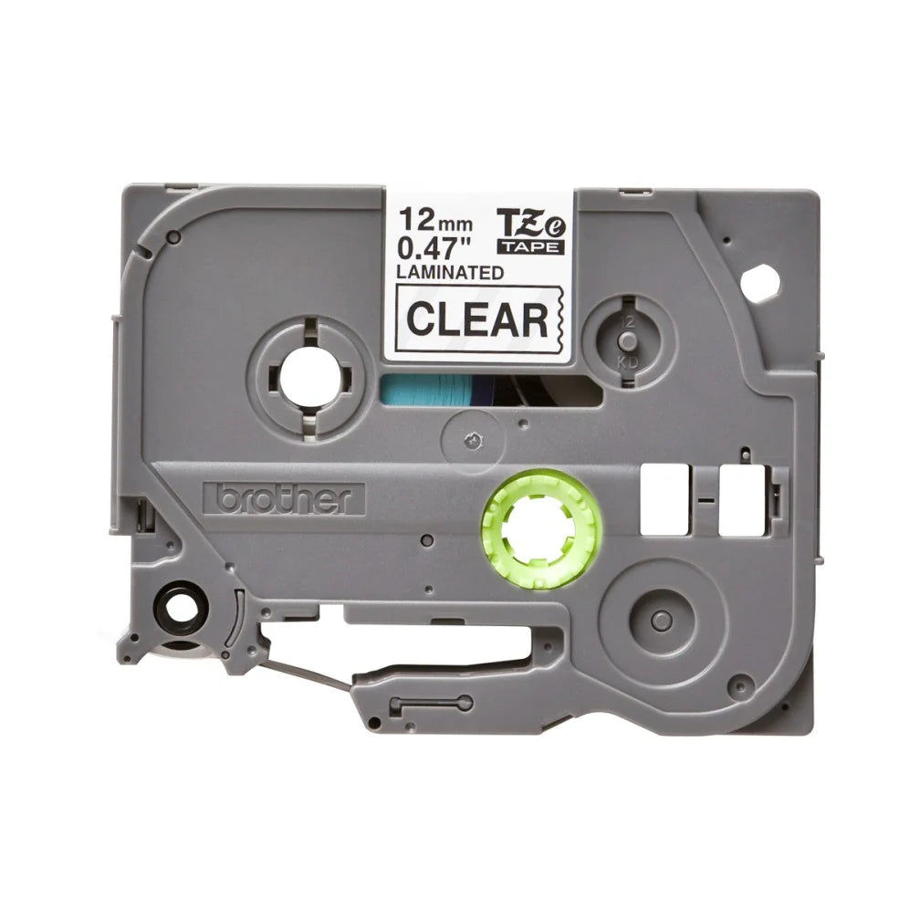 Brother Genuine TZE-131 Labelling Tape for P-Touch label Printers - Black on Clear, 12mm wide