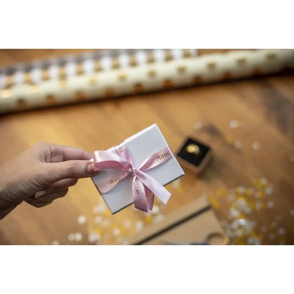 Brother Genuine TZE-RE34 Labelling Tape for P-Touch label Printers - Gold on Pink Ribbon, 12mm wide
