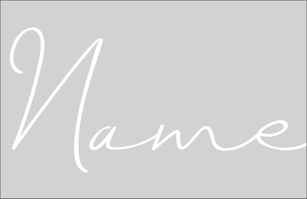 Gray business card