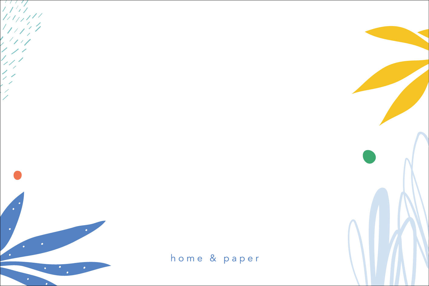 Blue yellow leaves