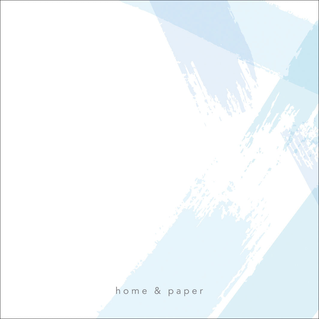 Blue watercolor strokes