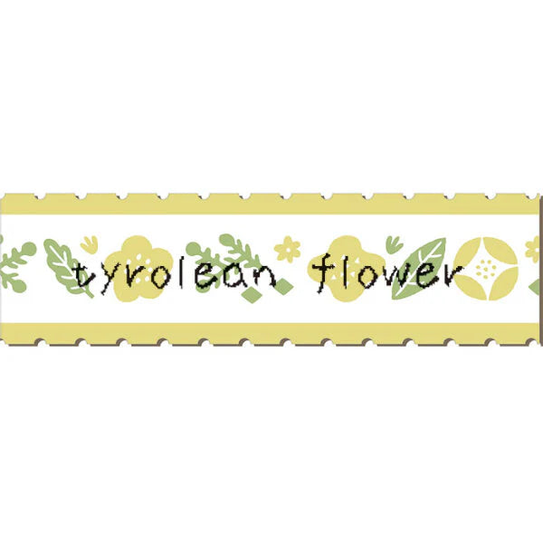 King Jim TPT13C-002 TEPRA Lite Film Tape Width 13mm Tyrolean Flower-Made in Japan