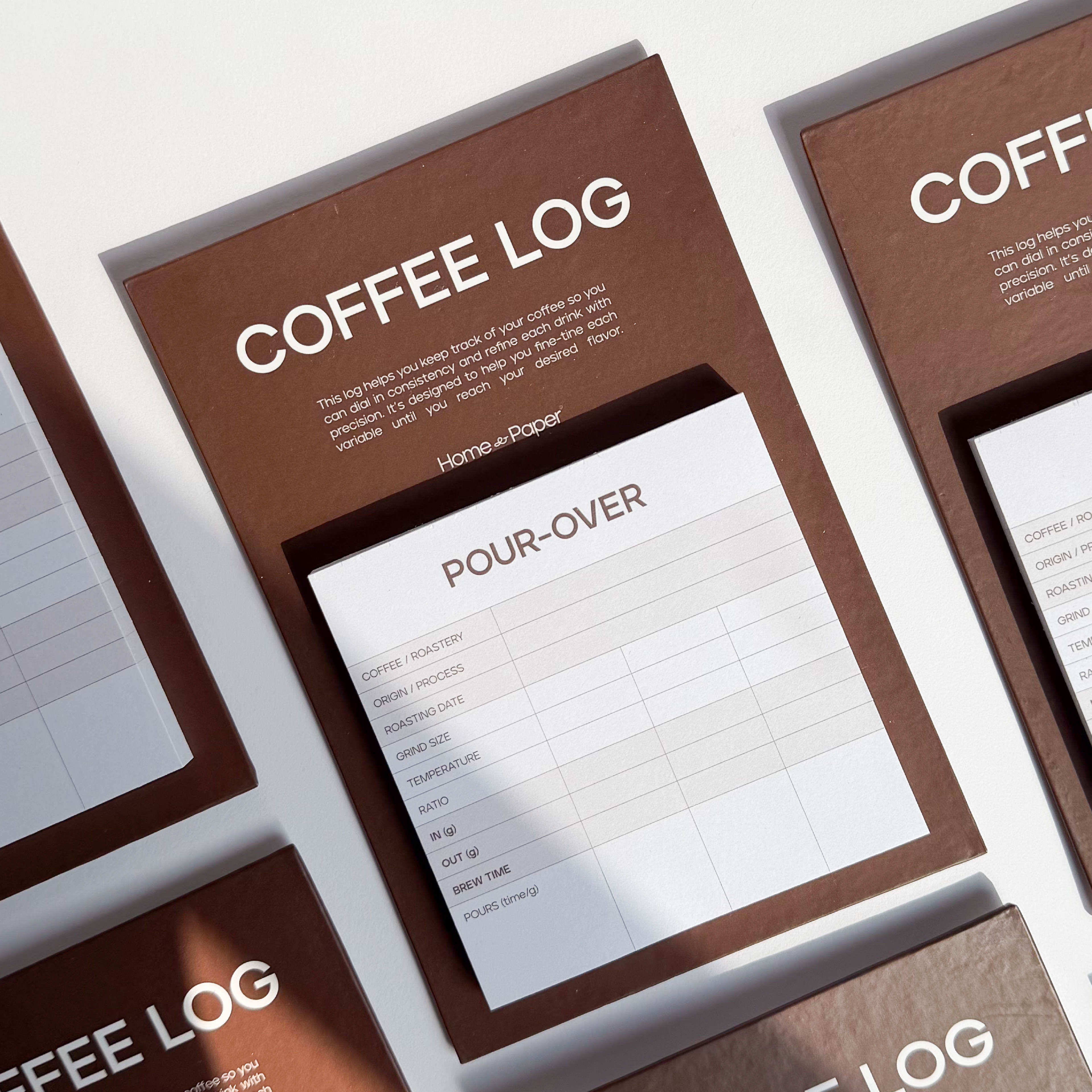 Pour-Over Coffee Log